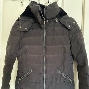 Zara black puffer jacket